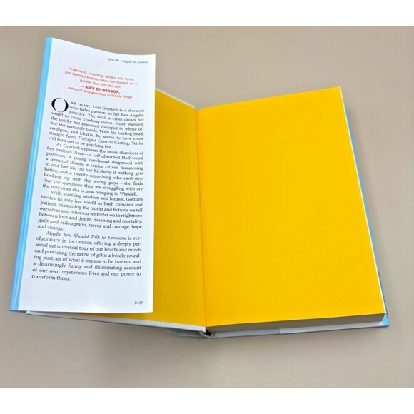 Maybe You Should Talk to Someone: A Therapist, HER Therapist, and Our Liv - GOOD - Picture 3 of 3